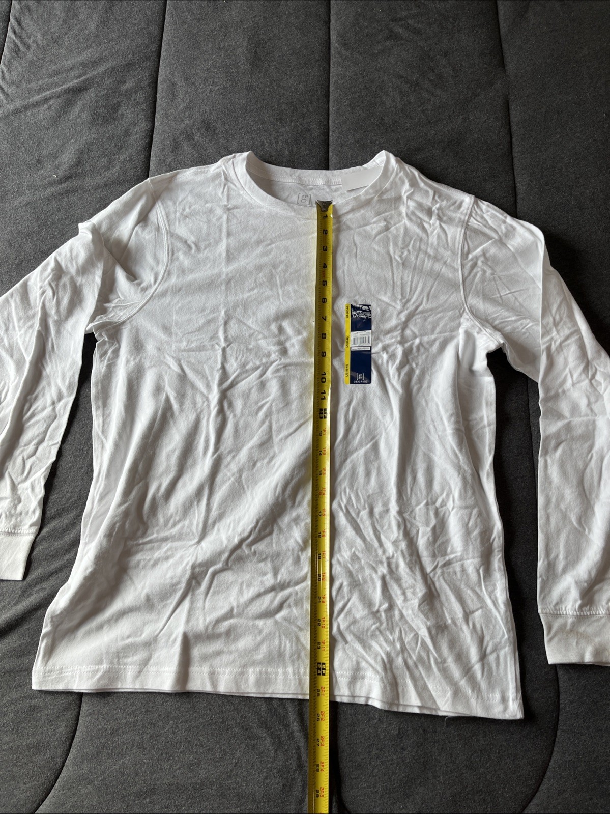 Men’s George Cotton Comfort Long Sleeve Tee, Size Large gallery