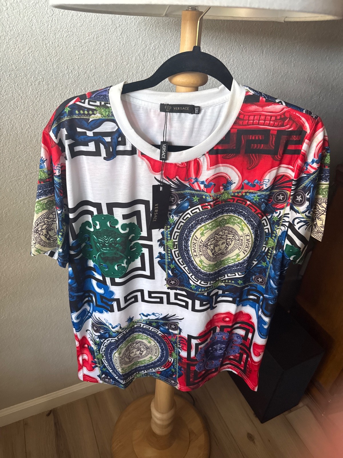 versace medusa t shirt men 3xl