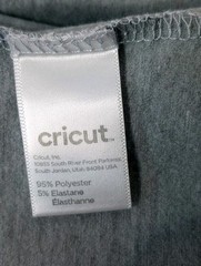 Cricut Men’s Vintage 1981 95% Polyester 5% Elastane 2XL Crew Neck SS Multicolor