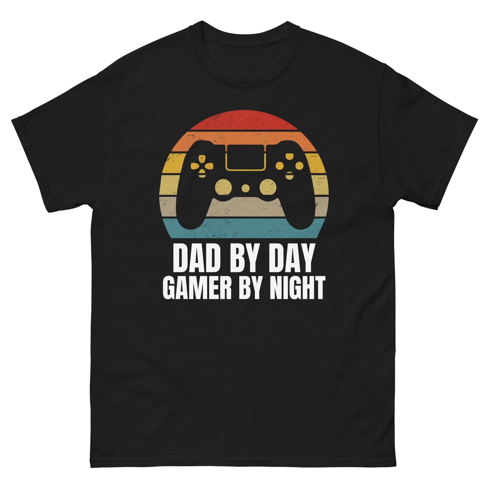 Dad By Day Gamer By Night Retro Gaming Design for Gaming Fathers gallery