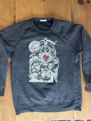 Max Schaaf Chopper Biker Vintage 4Q69 Motorcycle LA SF 81 HA Shirt Sweater