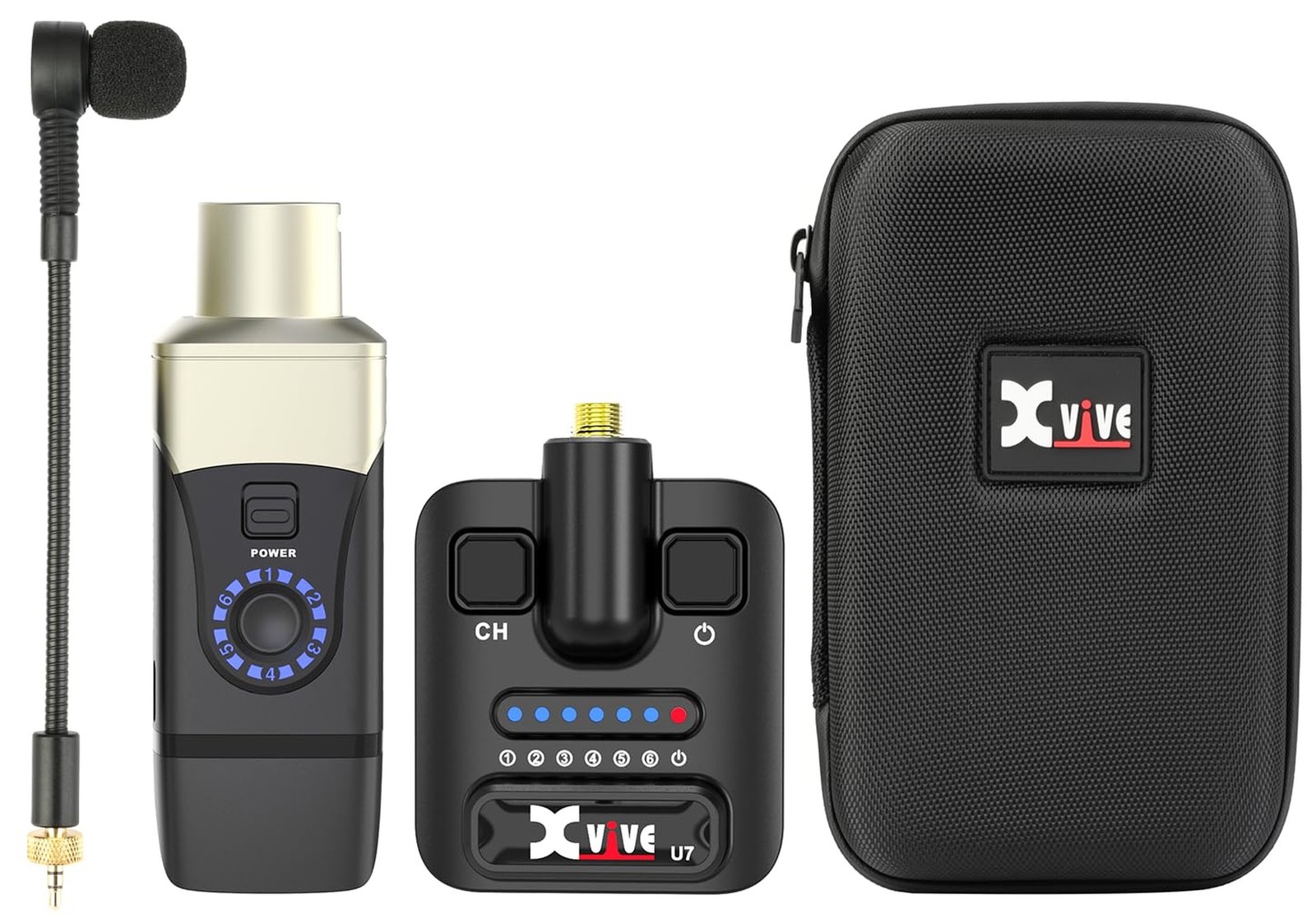 Xvive U9 Violin Wireless System with 2.4GHz Transmitter and Receiver