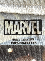 Marvel Universe Deadpool Tee Shirt Men’s 2XL All Over Print Double-Sided Graphic