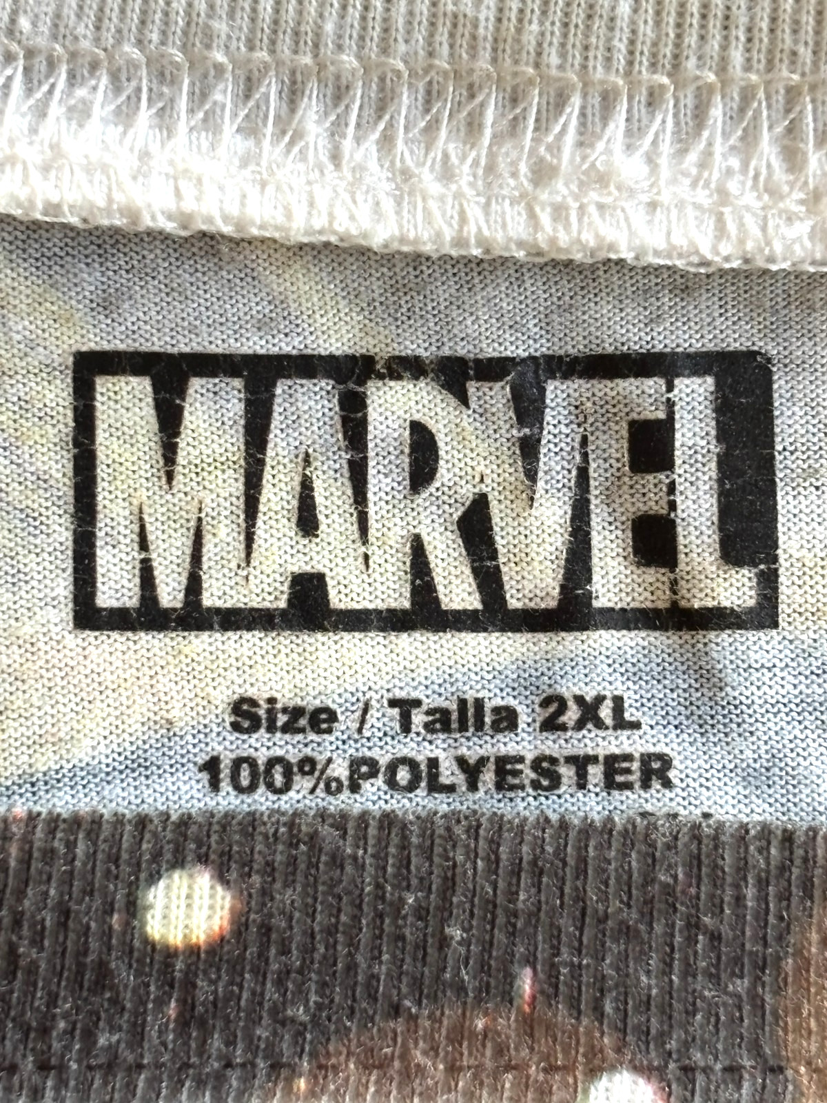 Marvel Universe Deadpool Tee Shirt Men's 2XL All Over Print Double-Sided Graphic gallery
