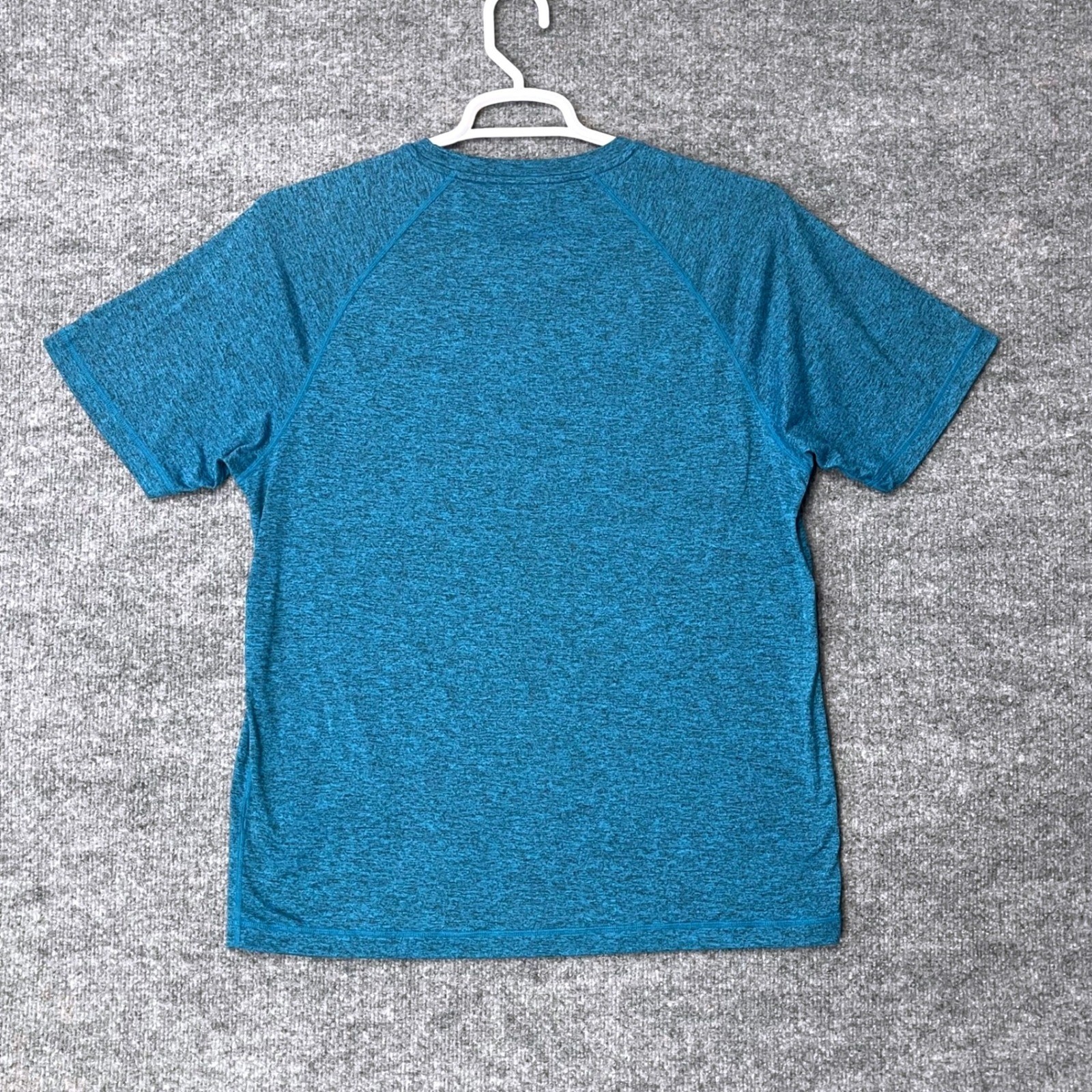 Rhone Reign Mens Blue Heather Short Sleeve Training Tee Shirt Large 100184 gallery
