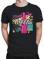 Officially Licensed Coca Cola Retro Coke Pop Art Men’s T-shirt