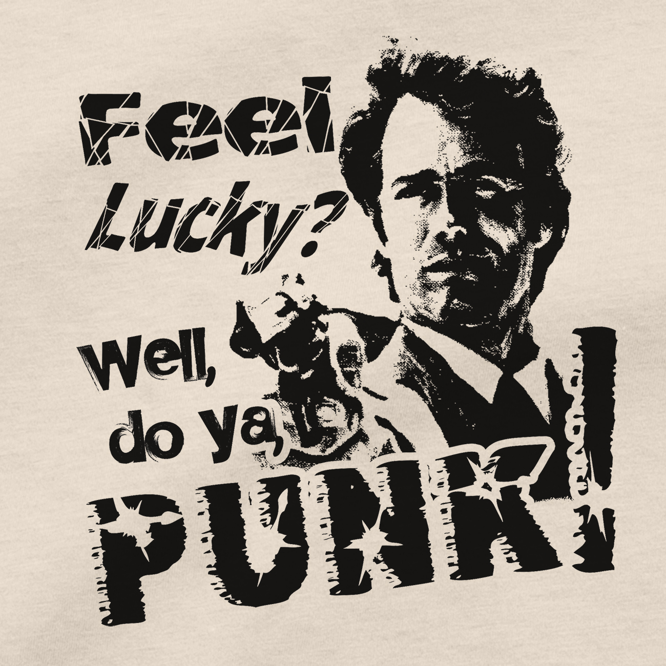 DIRTY HARRY T Shirt Feel Lucky Punk Clint Eastwood Western DVD Blu Ray Box Set gallery
