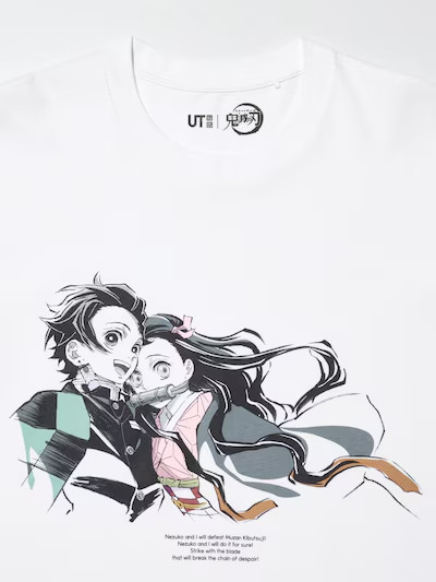 Demon Slayer UNIQLO collaboration T-shirt EU、US＝　Large　size gallery