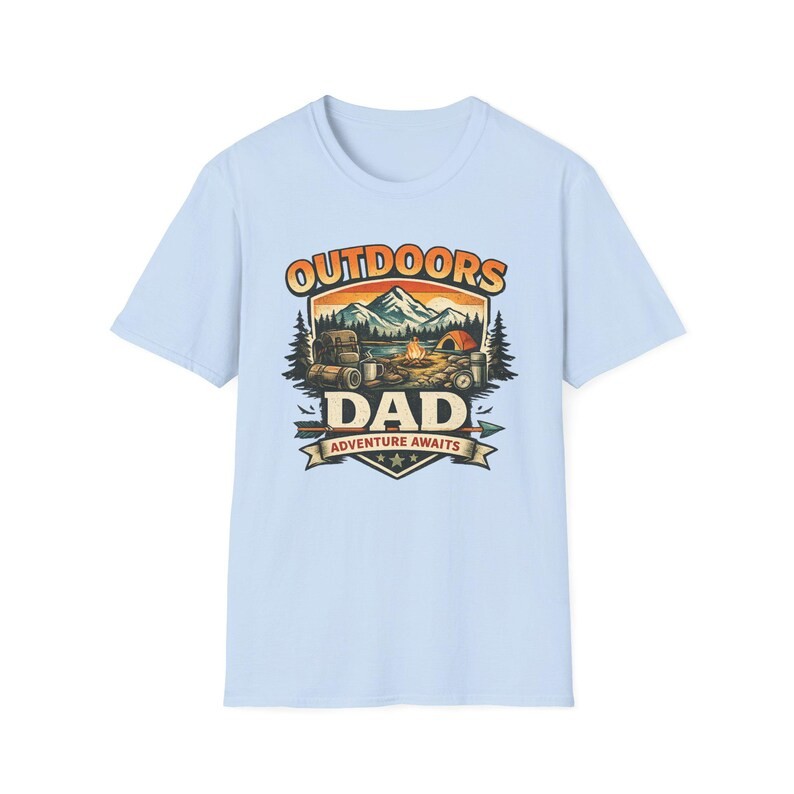 Outdoors Dad Camping Lake Gildan Tee Nature Fishing Hiking gallery