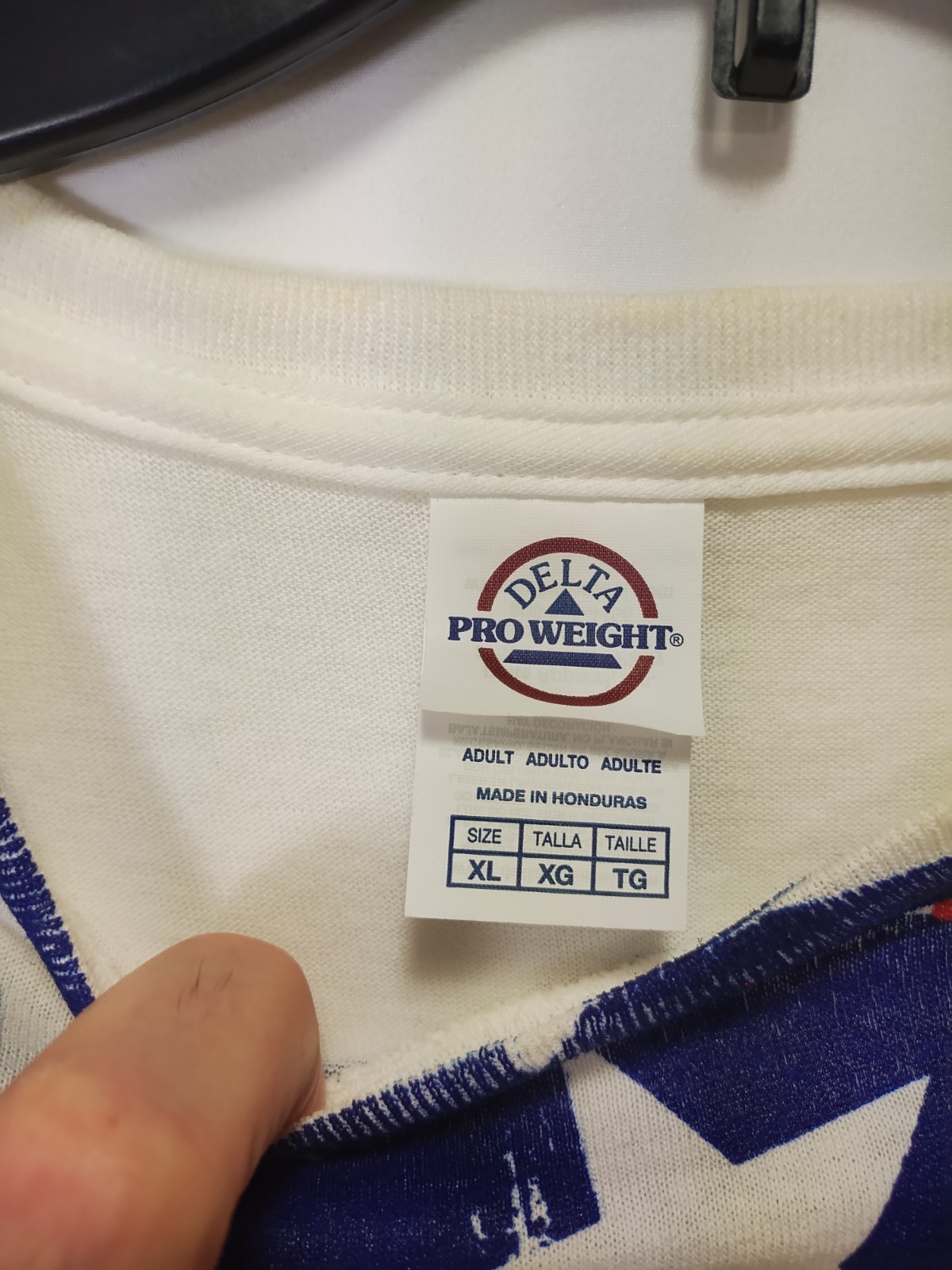 Vtg Delta Pro Weight T Shirt Unisex XL American Flag USA Patriotic Stars Stripes gallery