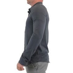 True Classic Men’s, Knit Long Sleeve, Slightly Relaxed Fit Collard Shirt
