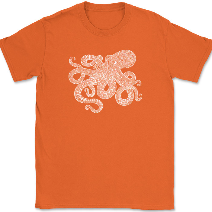 Octopus Mandala T-Shirt Deep Ocean Beautiful Pattern Gift Graphic Tee gallery
