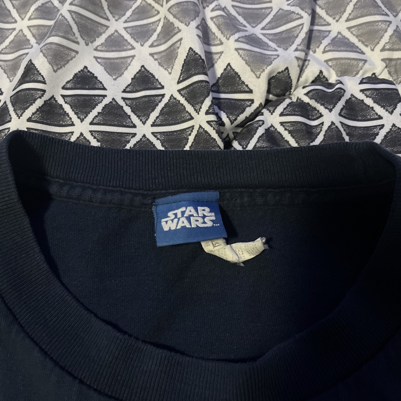 Vintage Y2K Star Wars Return Of The Jedi T-Shirt Death Star Millennium Falcon 2X gallery