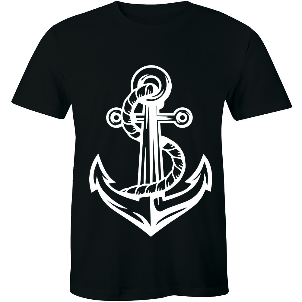 Boat Anchor Shirt Navy Fisherman Fishing Gift Merchant Marine Ships Mens T-shirt gallery
