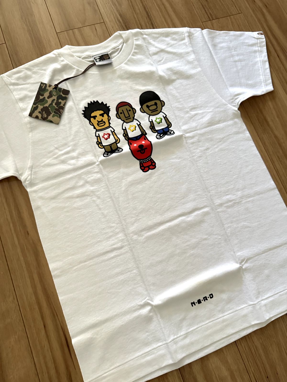N.E.R.D x A Bathing Ape Bape Fly or Die Milo T-Shirt gallery