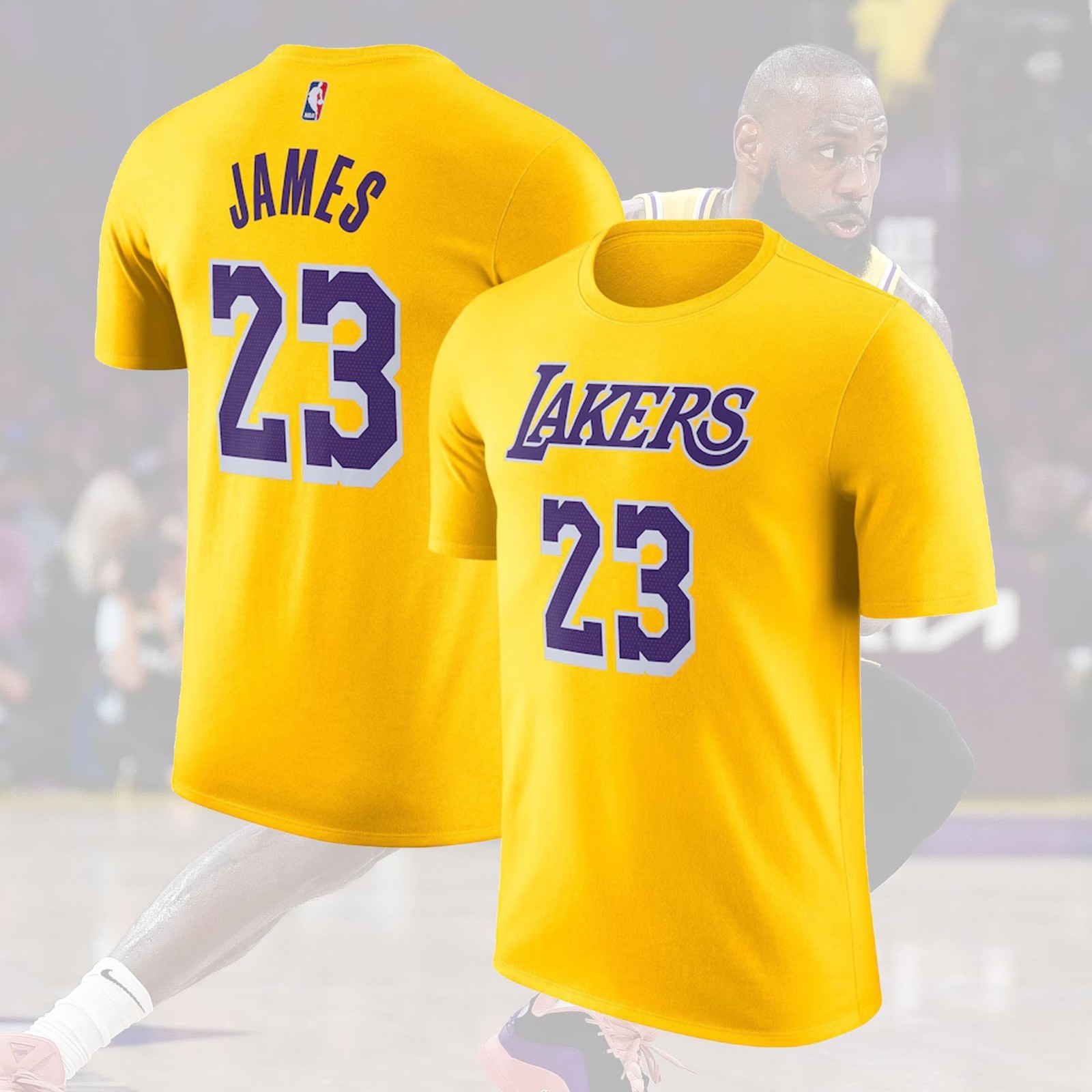 SALE OFF! LeBron James #23 Los Angeles Lakers 2025 Name & Number Gift For Fans gallery