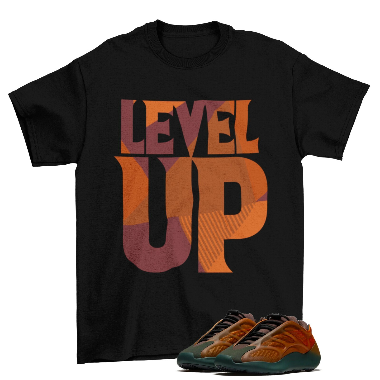 Level Up Sneaker Shirt to Match Yeezy 700 V3 Copper Fade