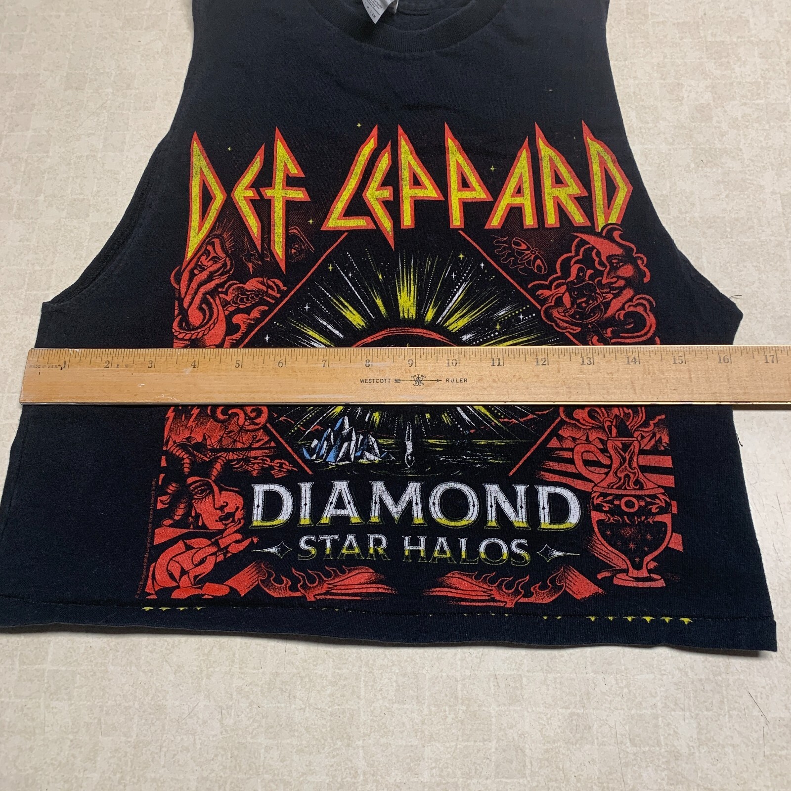Def Leppard Diamond Star Halos The Stadium Tour 2022 Women’s Tank Top Double Sid gallery
