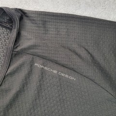 Adidas Porsche Design P5000 Performance Shirt Men 2XL Black Crewneck Grid