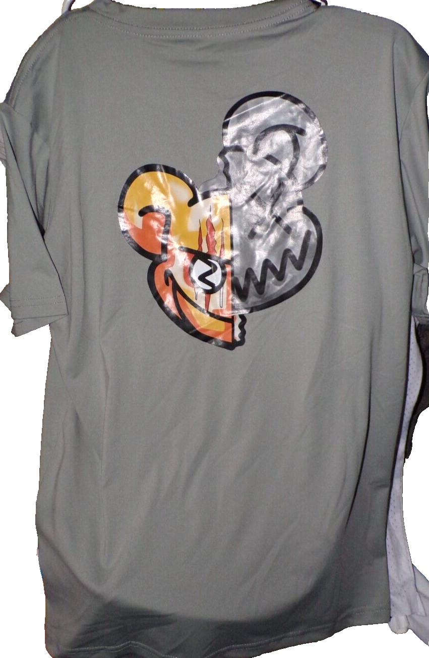 Men's Bear Shien Tee shirt Size M gray athletic stretch MR gallery