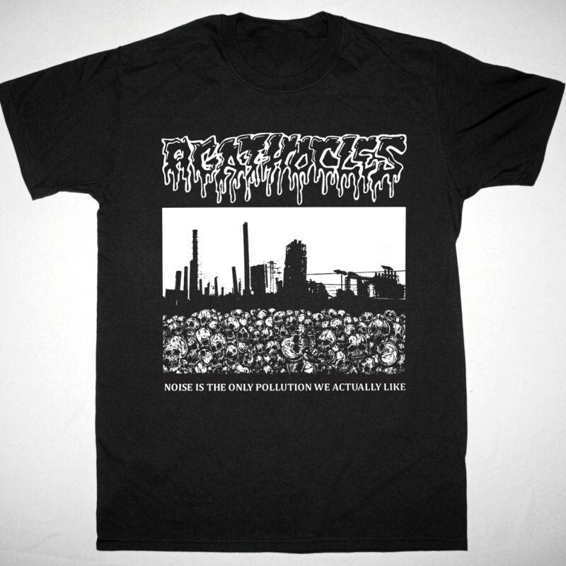 Retro AGATHOCLES Band Album Cotton Black All Size T Shirt For Men BT282