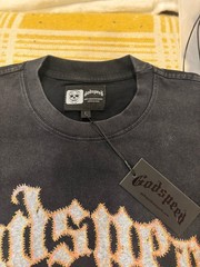 Godspeed Rarity Collection Black Double-Sided Graphic Print Men’s Tee, M