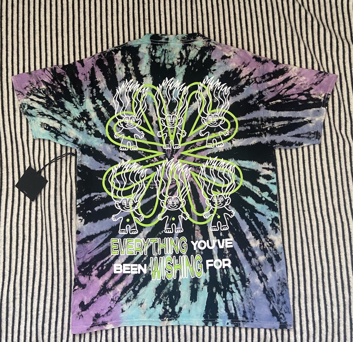 Universal Studios Hollywood Good Luck Trolls Tie Dye T-Shirt Size Medium gallery