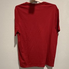 Goodfellow & Co Men’s Red Solid V-Neck Short Sleeve T-Shirt Size Large Tags
