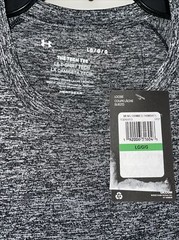 Under Armour 1326413-002 Men’s Black/Graphite UA Tech 2.0 Training T-Shirt LARGE