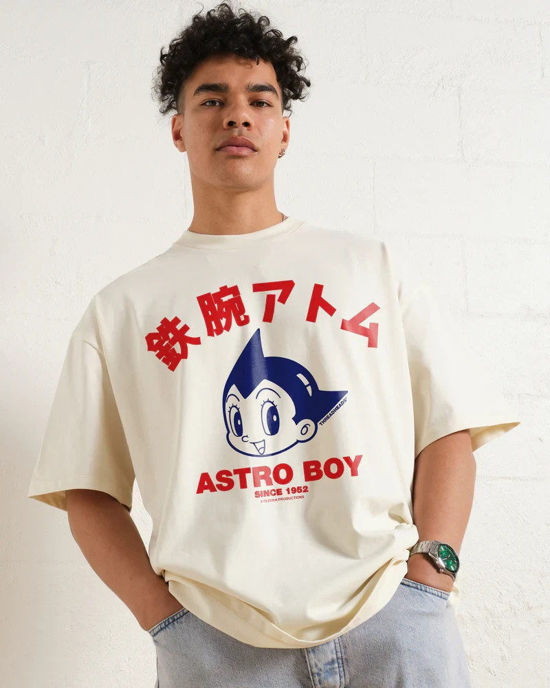 Astro Boy Face Premium Oversized T-Shirt Official Tee Anime Threadheads NEW! gallery