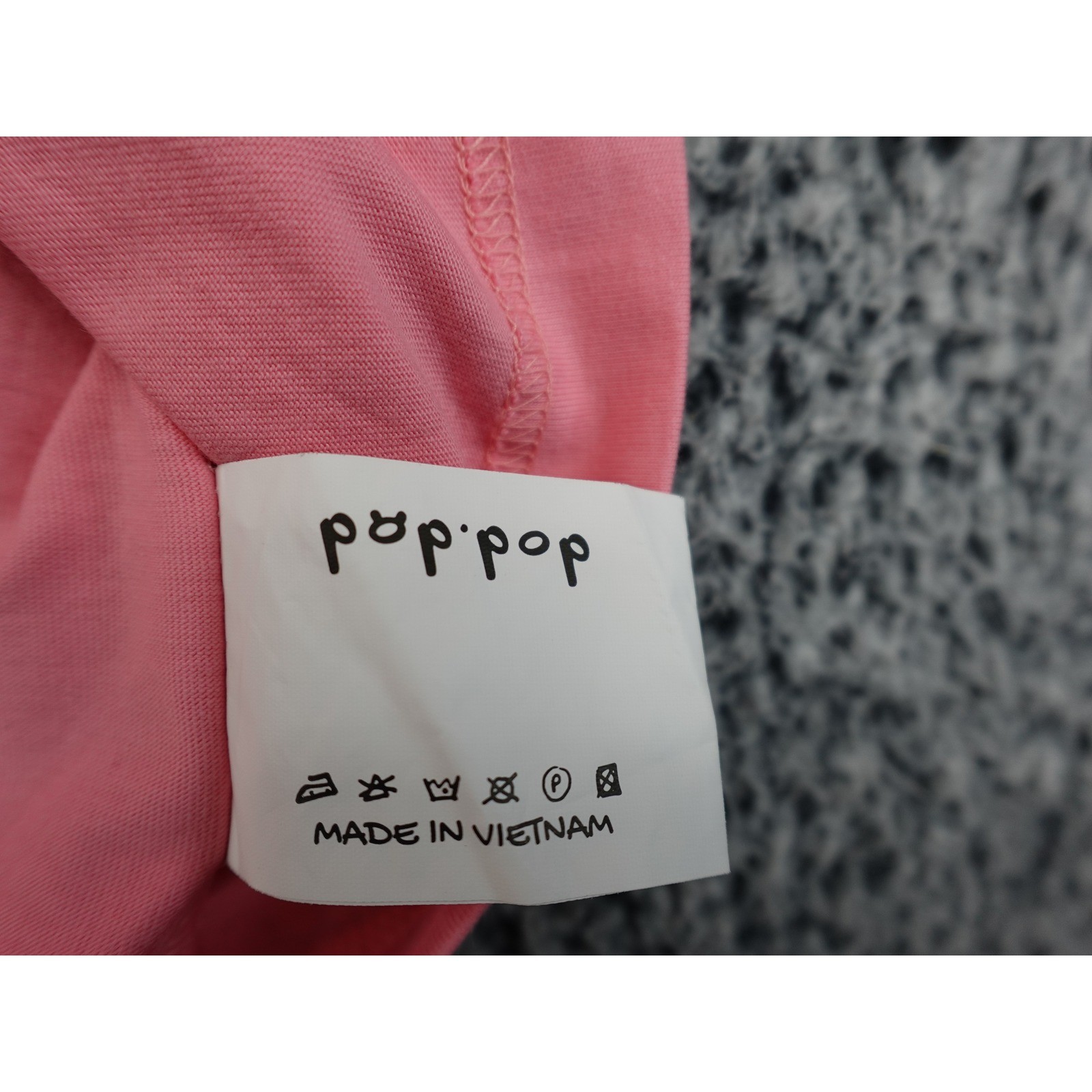 PopPop Graphic T-Shirt Mens Large Pink Excellent Never Grow Up Streetwear Tee gallery