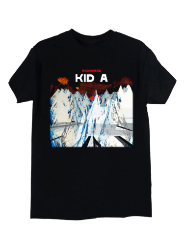 RADIOHEAD KID A Vintage Unisex Black Cotton Short Sleeve Tee gallery