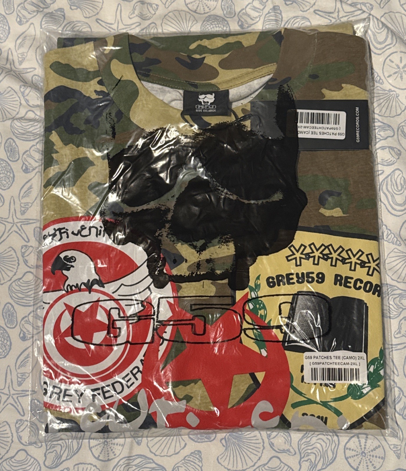 Brand New Authentic Suicideboys G59 PATCHES TEE Camp Sz XXL $uicideboy$ G59 gallery