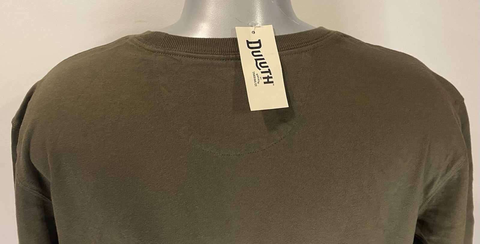 Duluth Trading Mens XL Standard Fit Longtail T-Shirt Short Sleeve Tee Olive New gallery