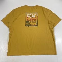 Duluth Shirt Mens Extra Large Yellow Alaskan Hardgear Short Sleeve Hiking Casual