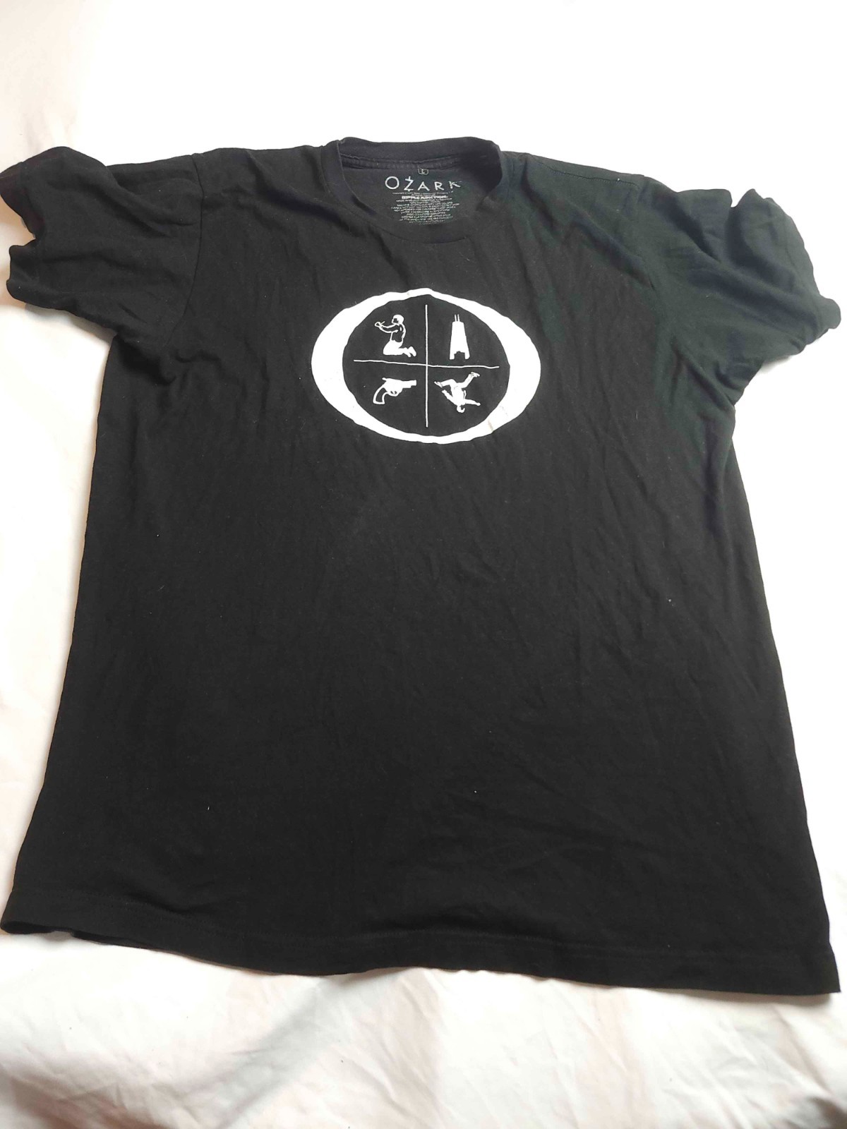 Ozark T Shirt Mens Large Black Ripple Junction Graphic Netflix Promo TV Show Tee gallery