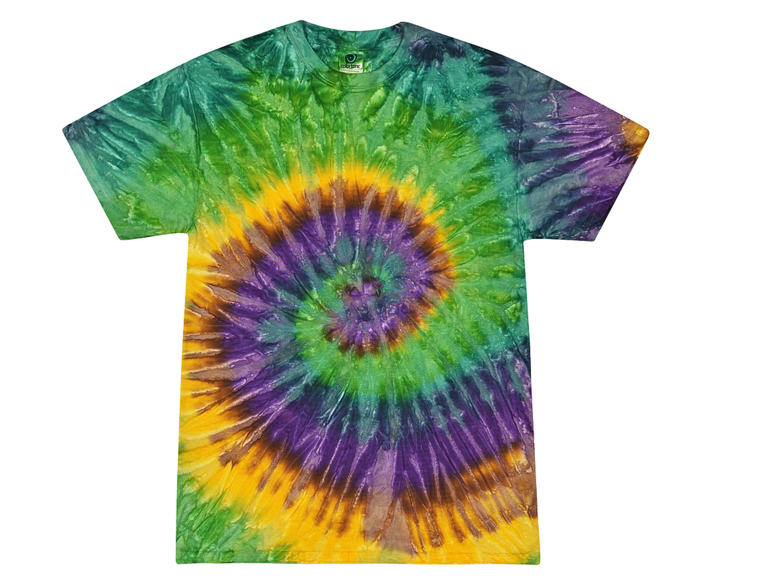 Multi-Color Tie Dye T-Shirts, Kids & Adults Short Sleeve Cotton Colortone gallery