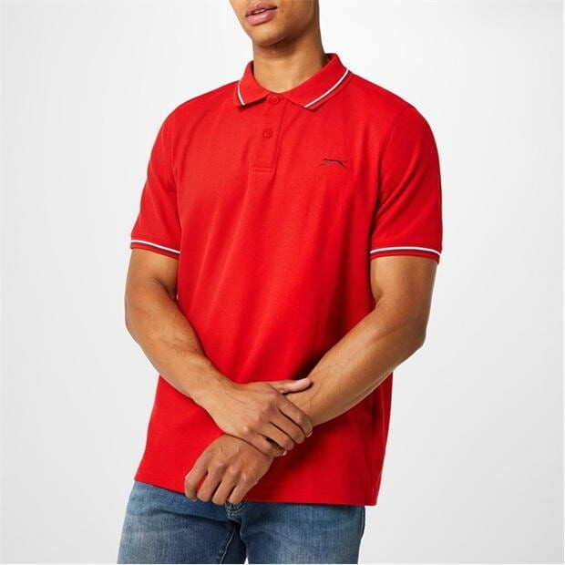 SLAZENGER POLO SHIRT T SHIRT PIQUE GOLF TENNIS S M L XL XXL 2XL 3XL 4XL gallery