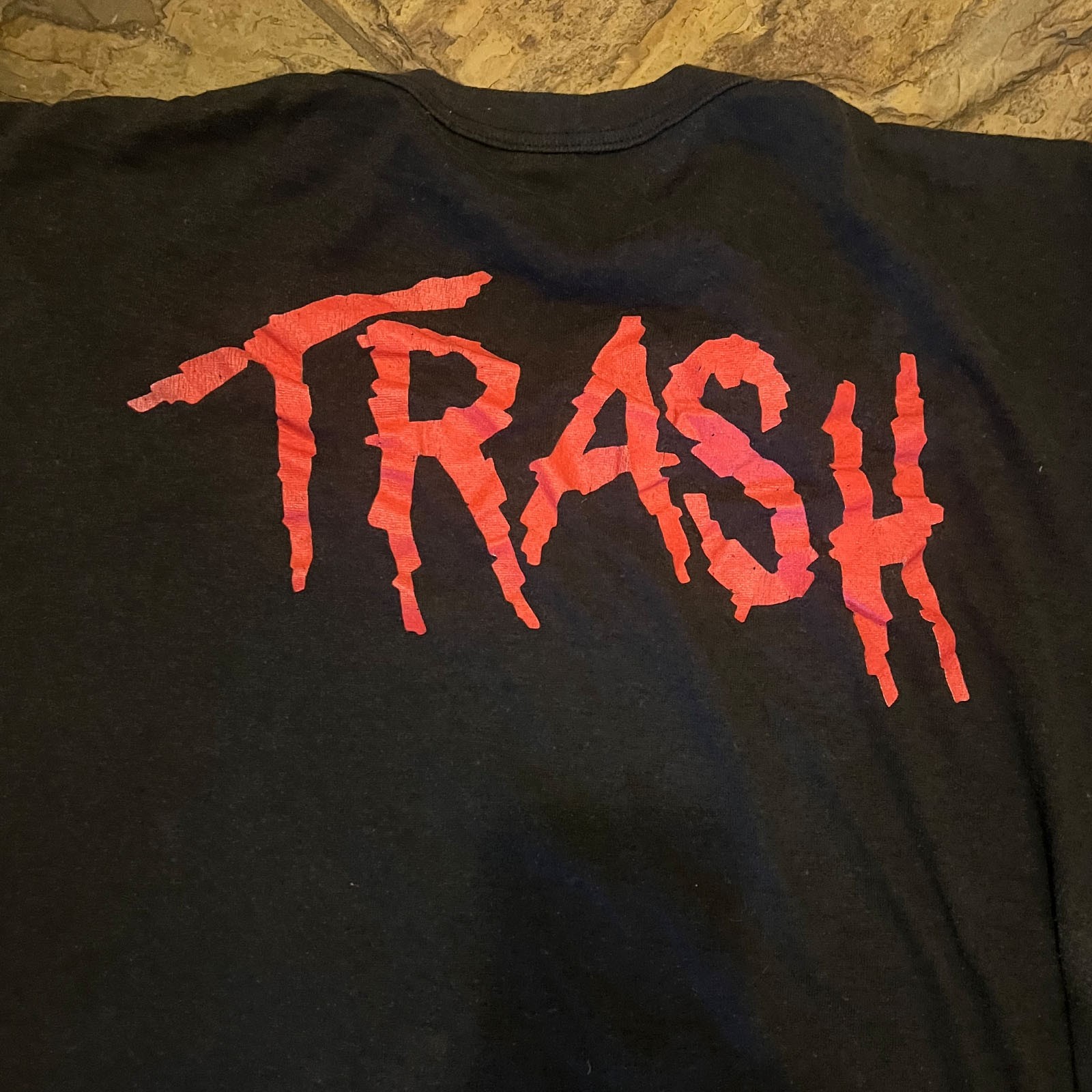vintage 1980s Alice Cooper Trash band t shirt 50 cotton/50 poly size Large gallery