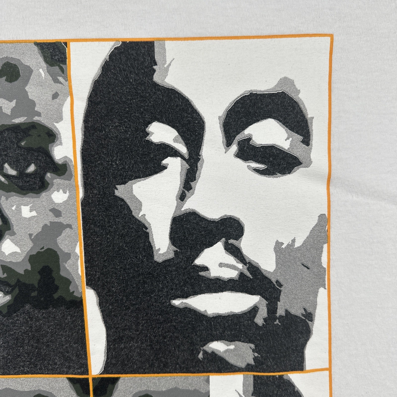 Vtg Alstyle Y2K Mens 2XL White T Shirt Tupac Notorious BIG Portrait Art Rap Tee gallery