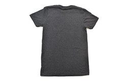 AC/DC Mens AC/DC Distressed Logo Charcoal Heather Shirt New XS-3XL