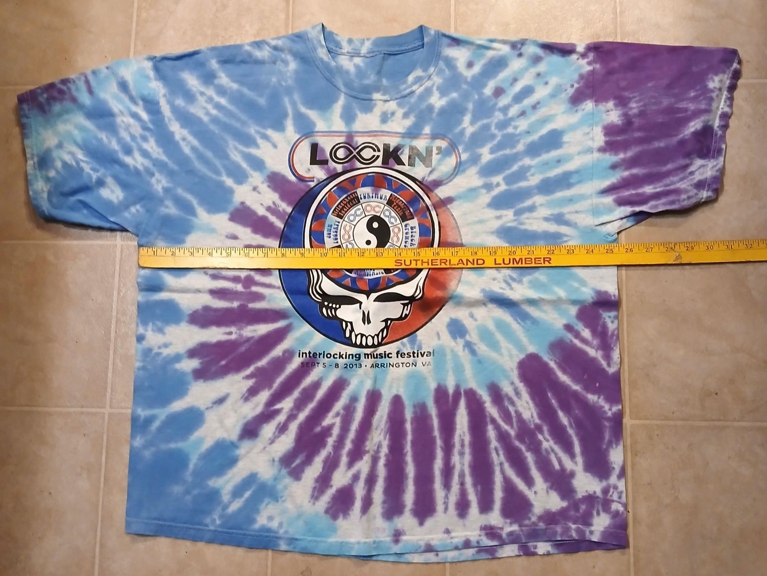 LOCKN SHIRT 2013 Vintage 2XL Furthur Grateful Dead Gov't Mule WSP SCI CCR Rare gallery