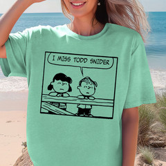 I Miss Todd Snider Peanuts Inspired T-shirt