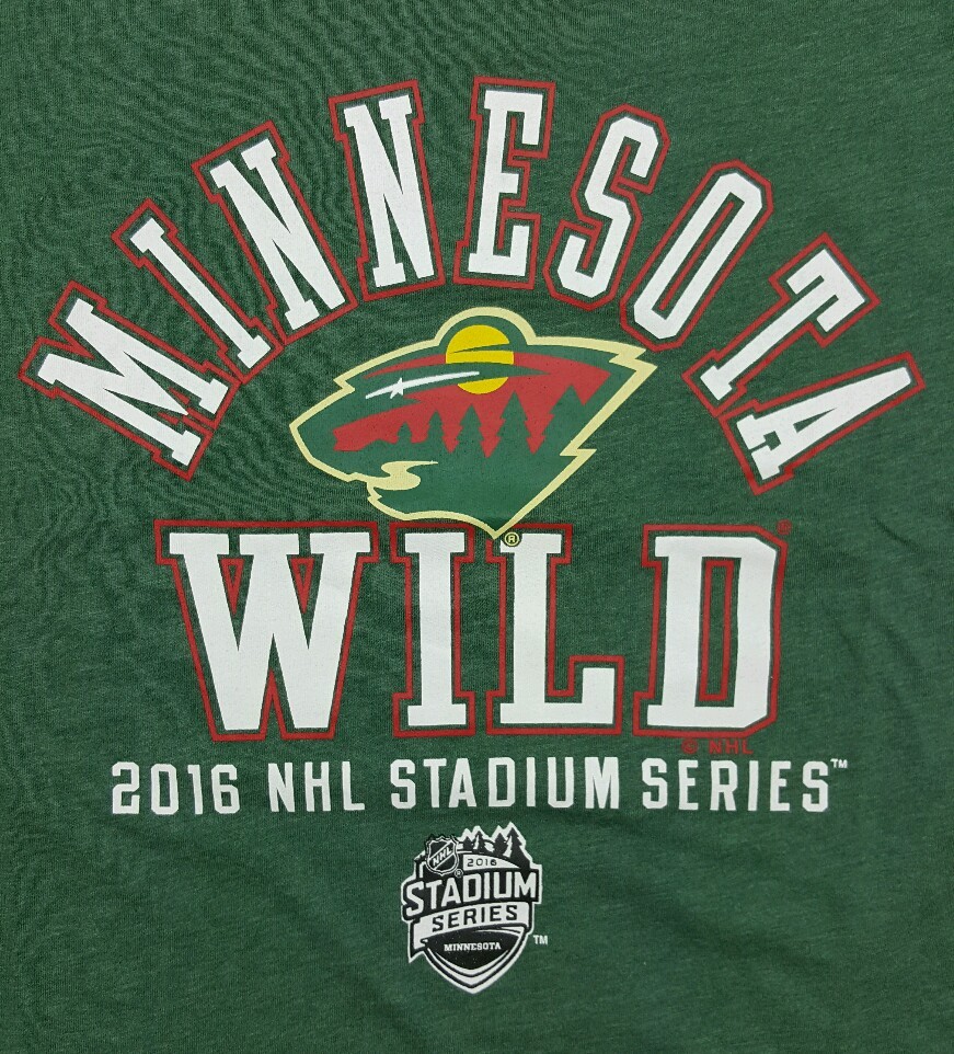 Minnesota Wild Men's Long Sleeve Tee Green Choose Size -E gallery