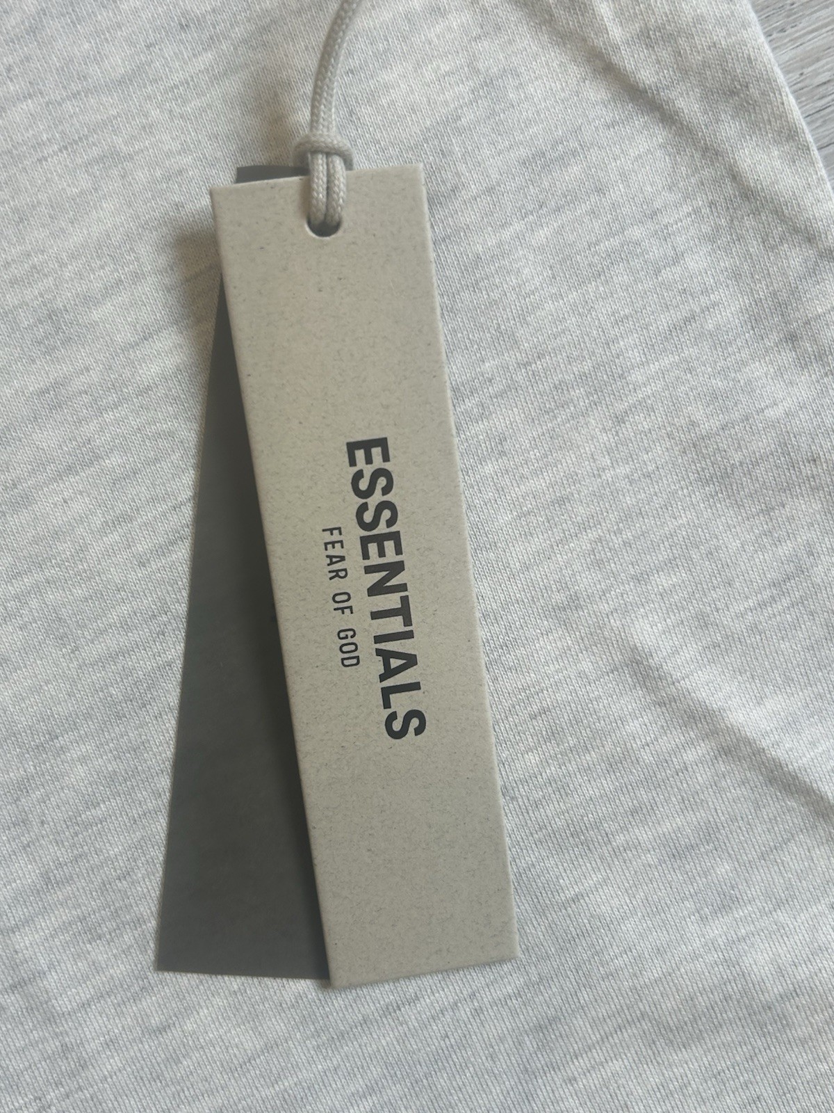Essentials Fear of God Light Oatmeal Tee NWT gallery