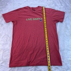Patagonia Mens Medium Orange 2016 Live Simply T-Shirt STY 38816SP16