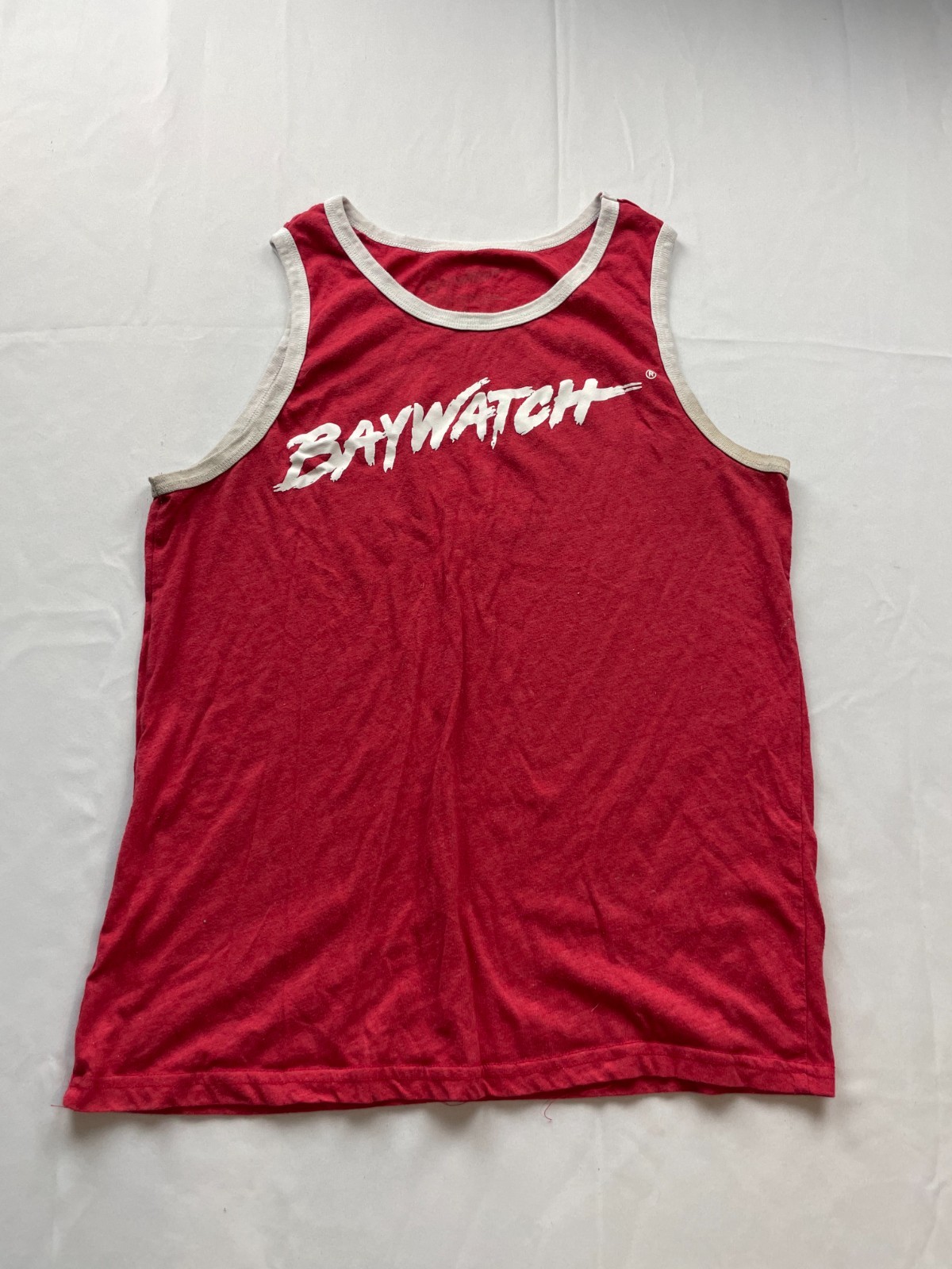 Baywatch Tank Top Womens Red Malibu Beach Patrol Sleeveless Summer Scoop Neck gallery