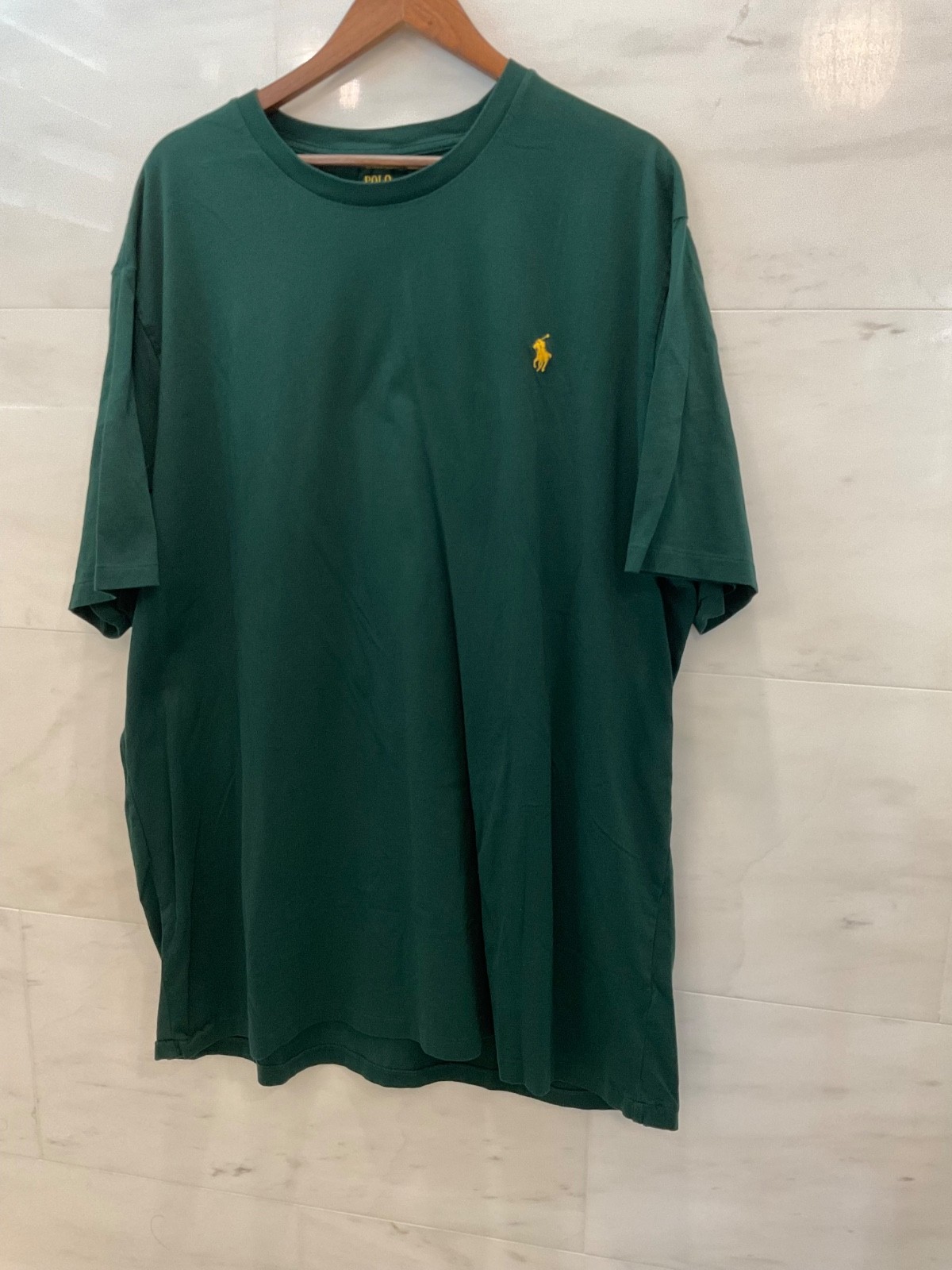 POLO Ralph Lauren Big & Tall HUNTER GREEN Short Sleeve Crewneck T Shirt 3XLT S42 gallery