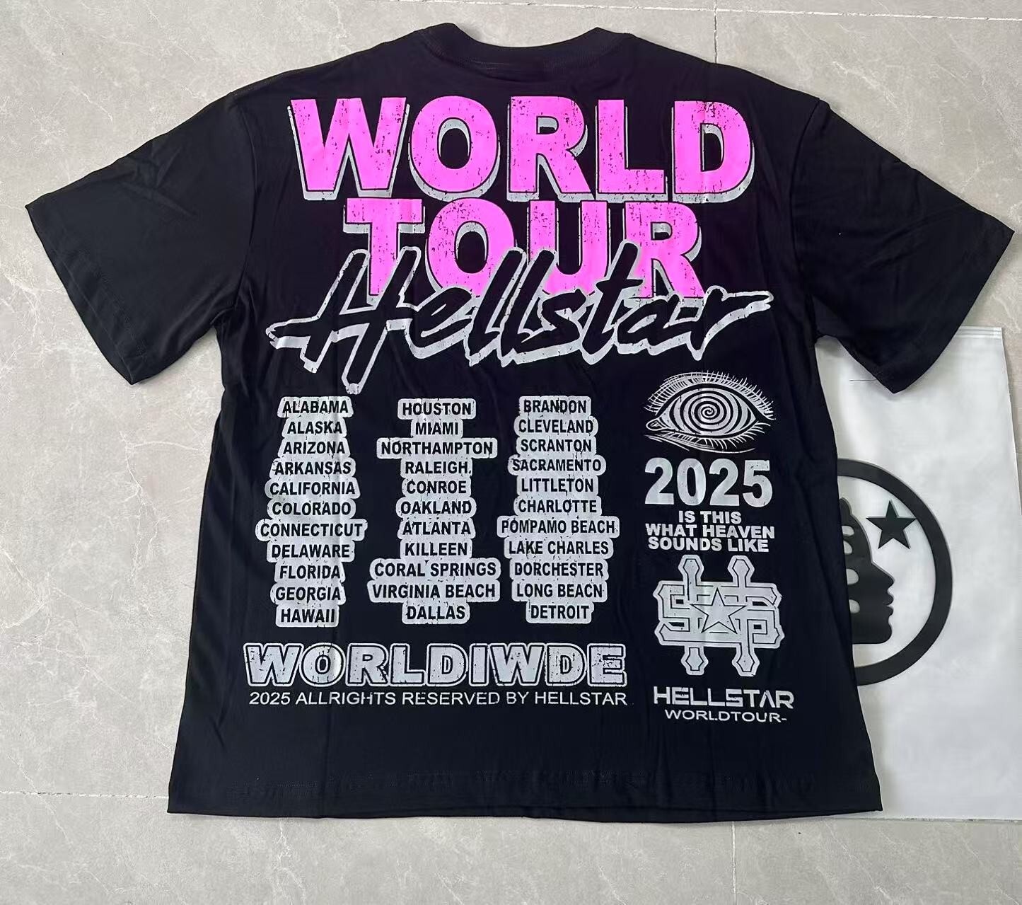 2025 NEW Hell Beauty Star Trendy High Street Cotton Short sleeved T-shirt gallery