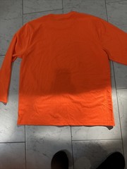 Dickies Performance Long Sleeve Pullover Shirt w/ Pocket Orange Mens XL BNWOT